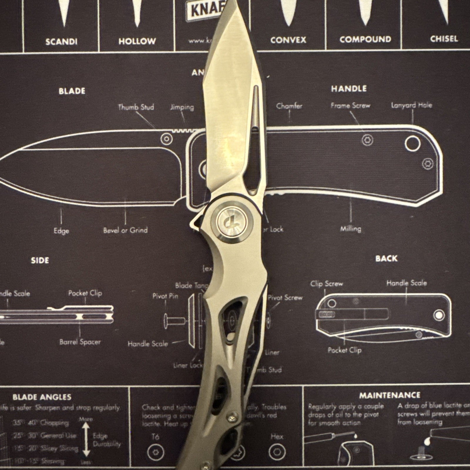 🔥Dreamtech M390 Blade, Button Lock, Titanium Handle,  Model: D3665G 🔥