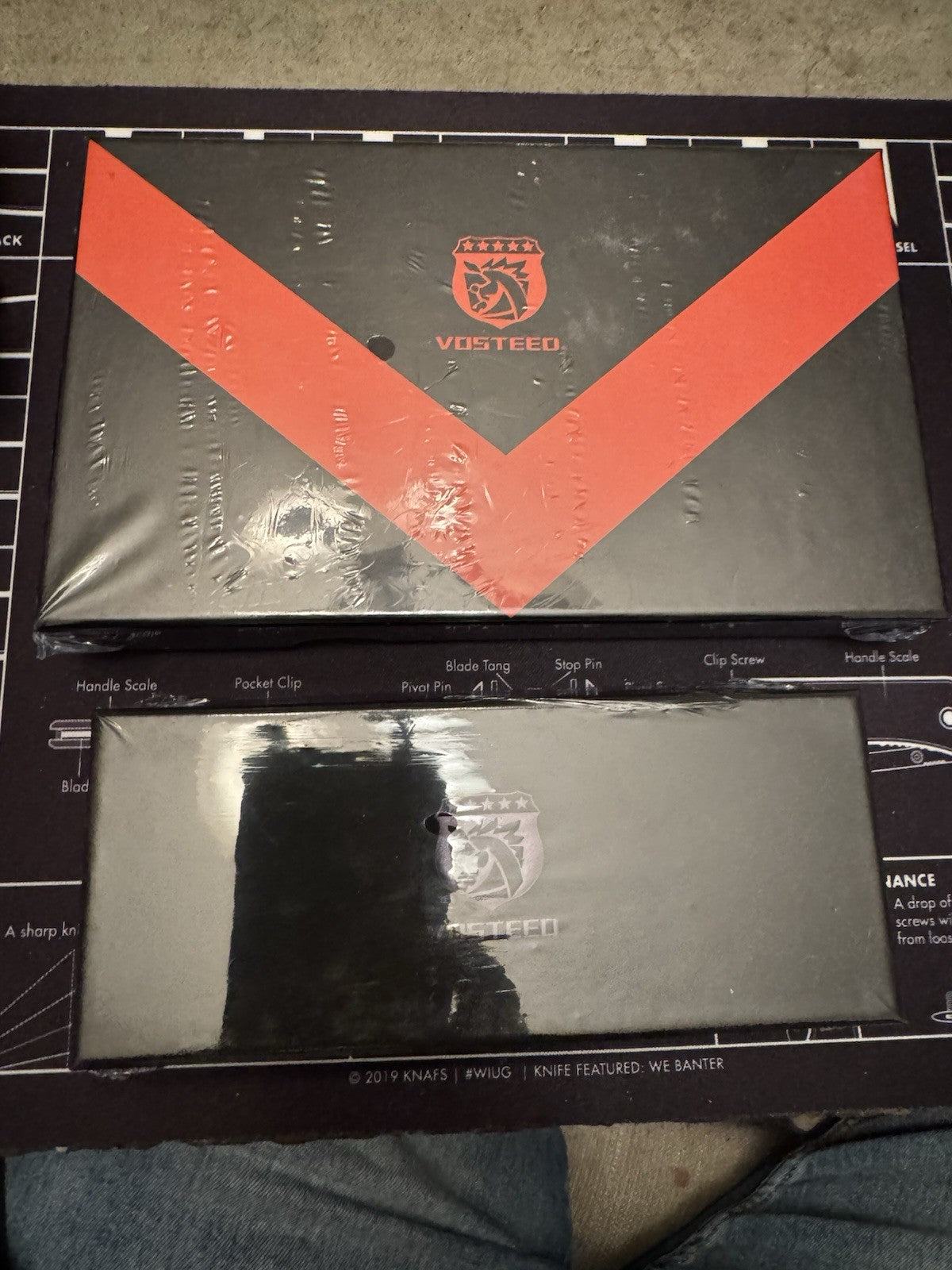 Vosteed Karambit Dirty Girl Fixed Blade Black 1.88" 14C28N Micarta Folding Knife