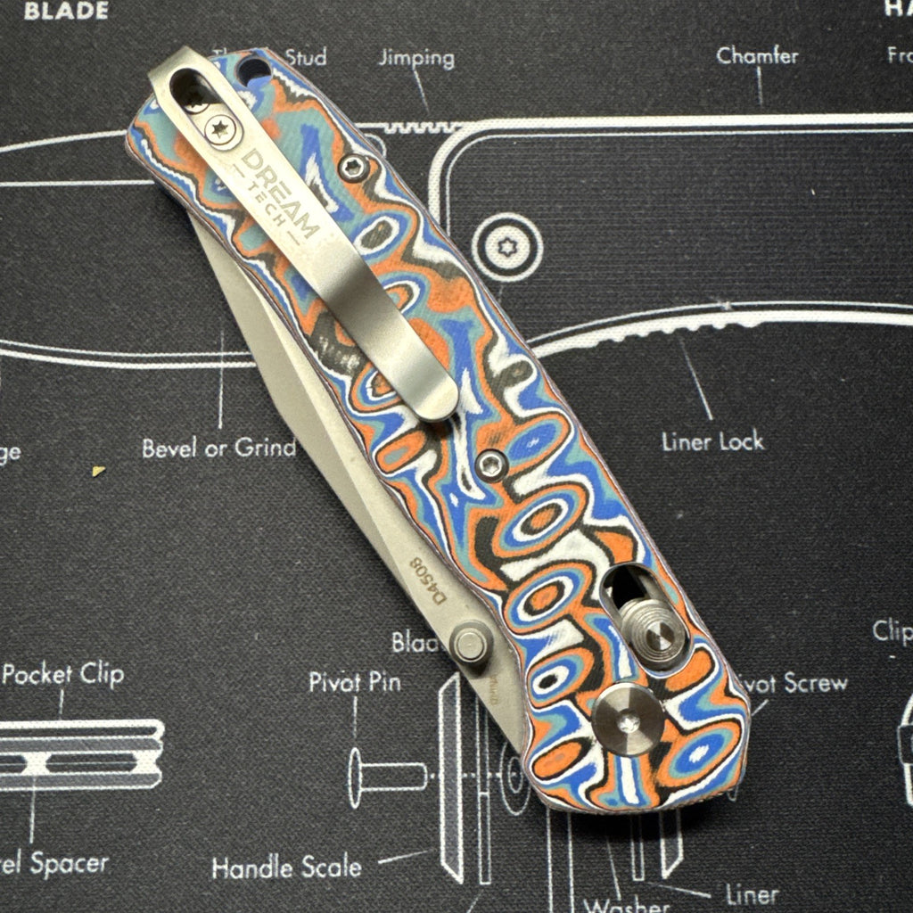 DreamTech Knife Tanto Coral crossbar lock Blade: 14c28n Model: D4508