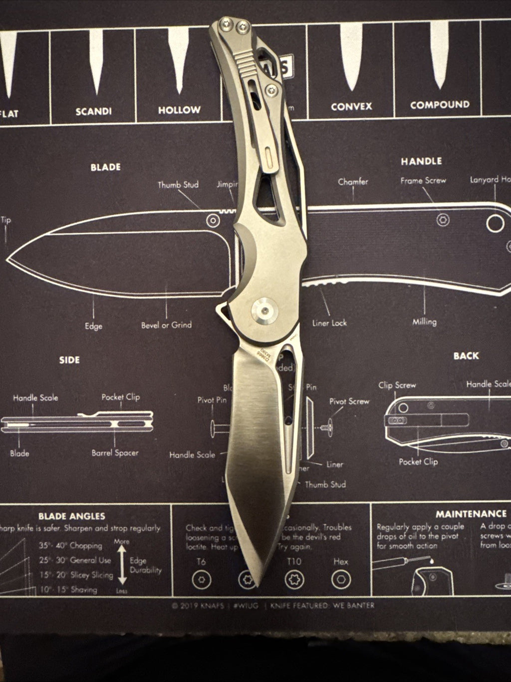 🔥Dreamtech M390 Blade, Button Lock, Titanium Handle,  Model: D3665G 🔥