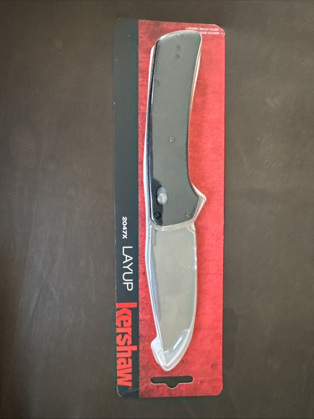 Kershaw Knives Layup 2047 DuraLock Black GRN D2 Steel Pocket Knife