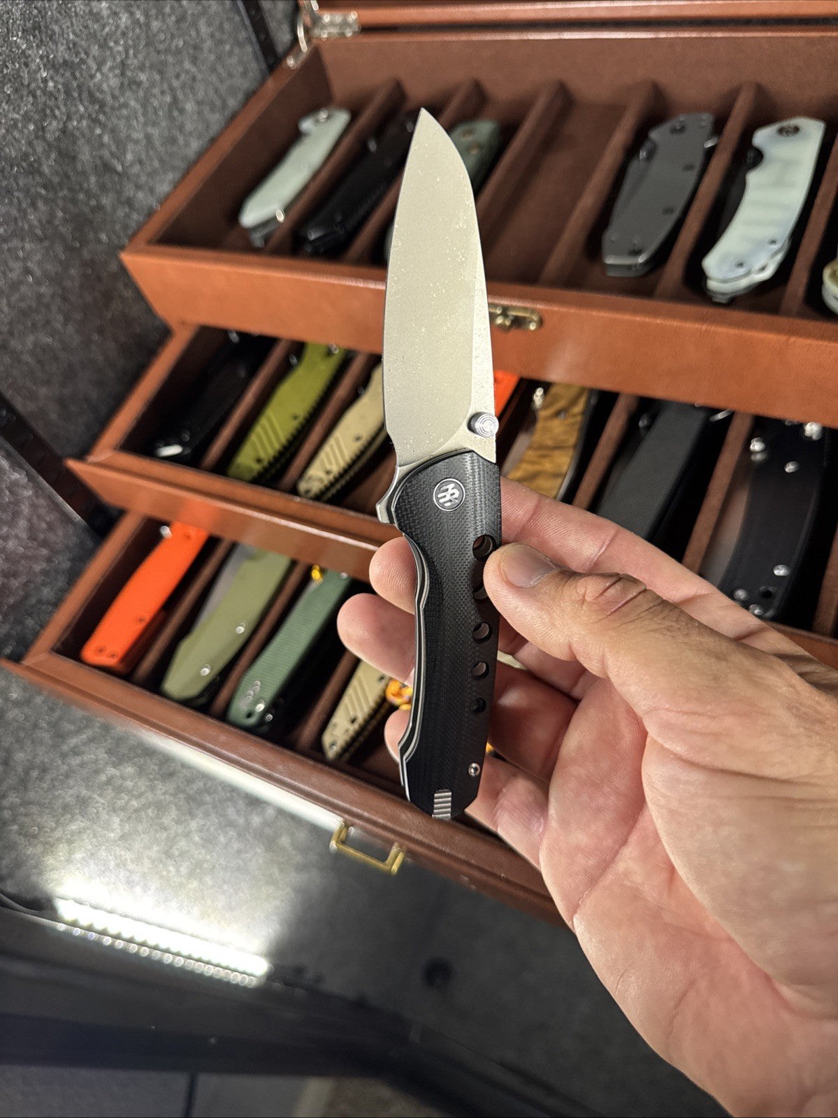 REMETTE RT-BEE 14C28N Blade Folding Pocket EDC Knives with Toothpick RT-BEE-G