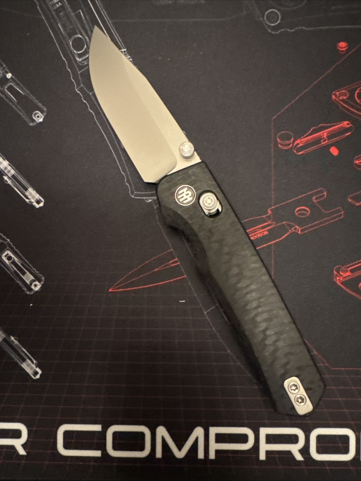 REMETTE Aurora Black G10 Folding Pocket Knife Aura G1