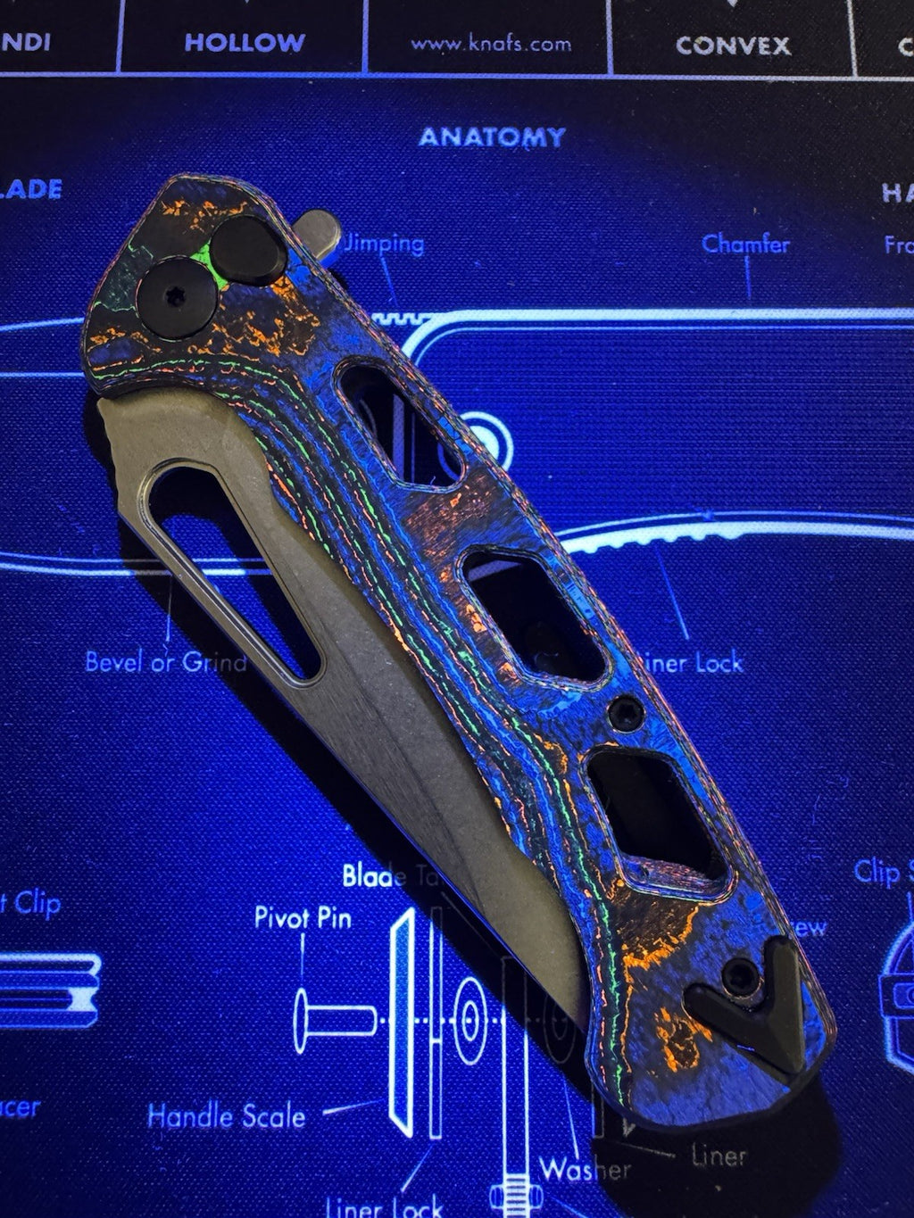 80’s Dead Reckon Skeletonized Ridge Back,Flipper tab, magnacut, stone washed 