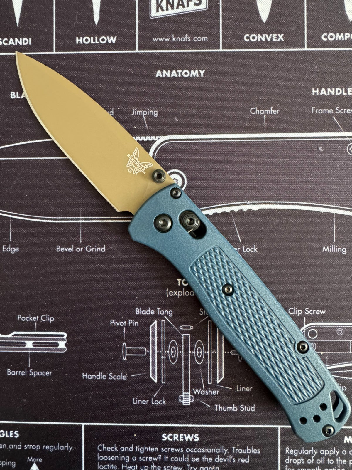 Benchmade Bugout® | Crater Blue Grivory®
