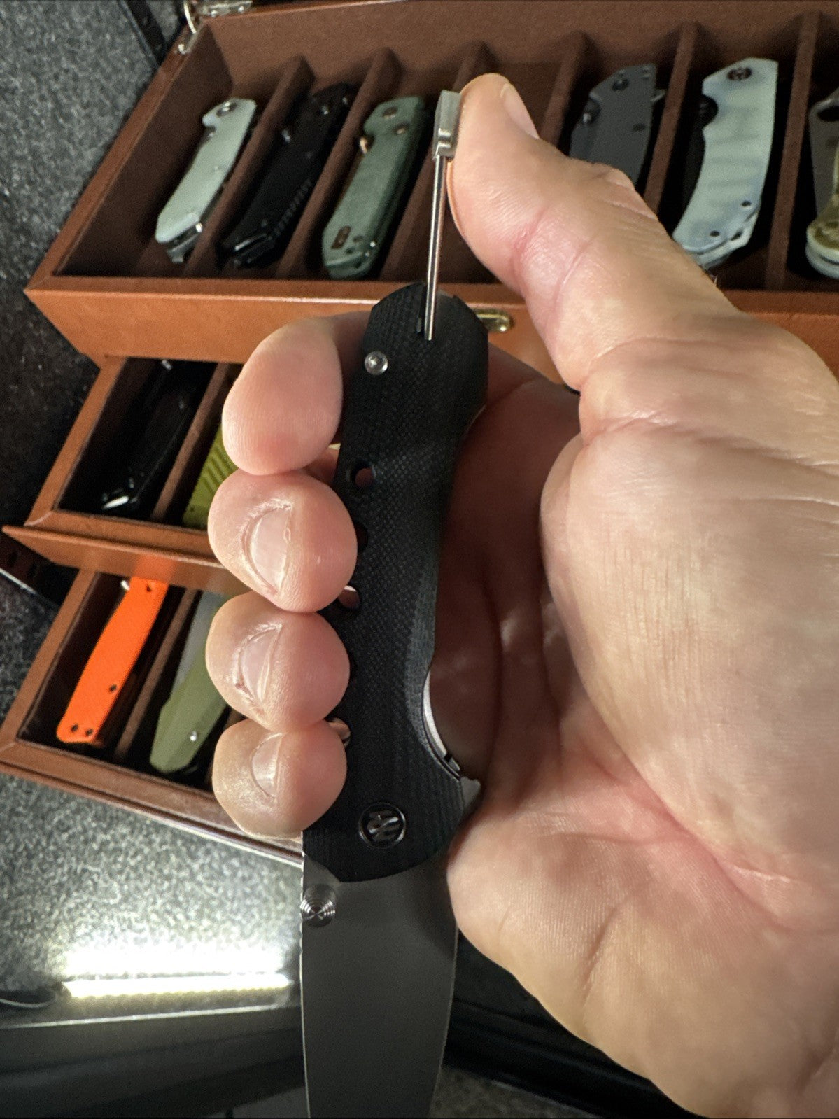 REMETTE RT-BEE 14C28N Blade Folding Pocket EDC Knives with Toothpick RT-BEE-G