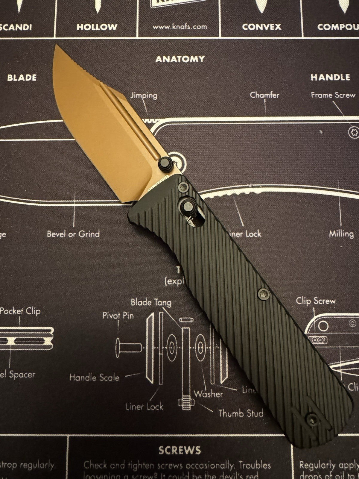 Vosteed Vombat Crossbar Lock Clip Point Folding Knife Aluminum Handle M390 Blade