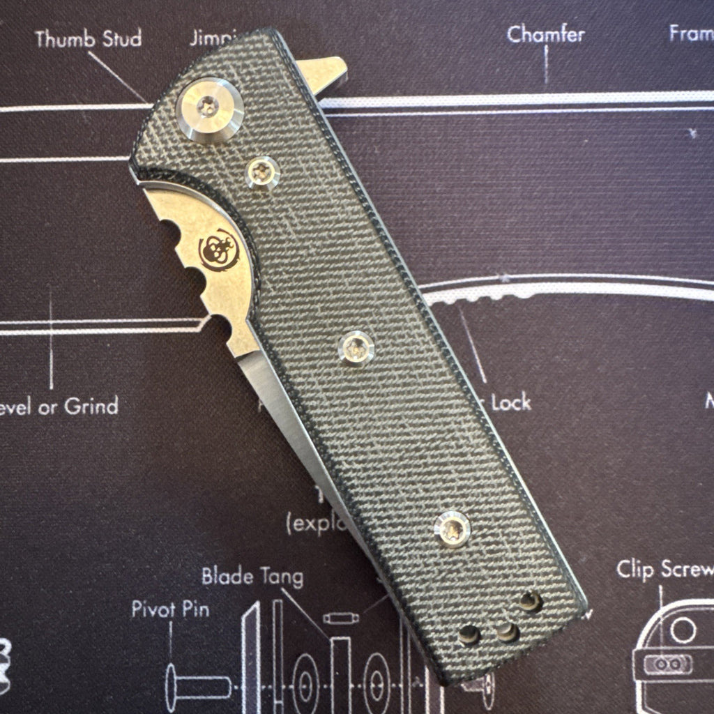 Chavez T.A.K Elmax Blade Black Micarta