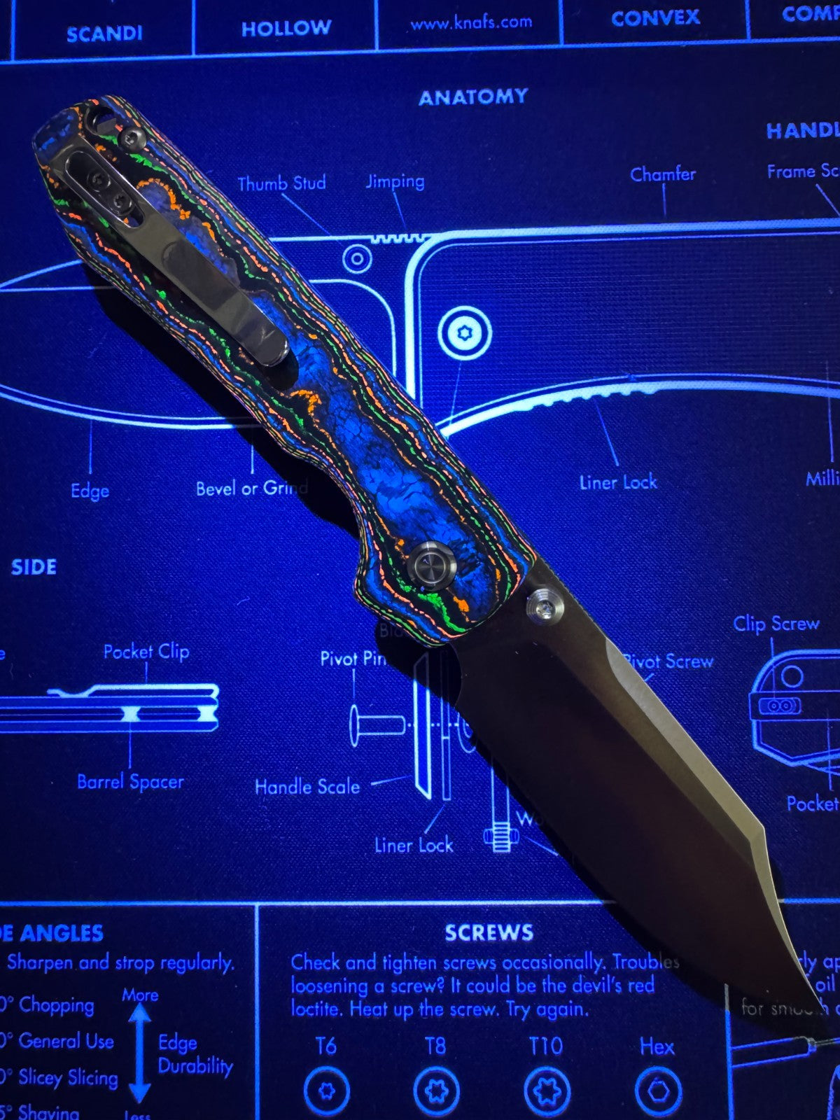 Vosteed Racoon M390 Satin 80s Camo Carbon Fiber BR OP Exclusive