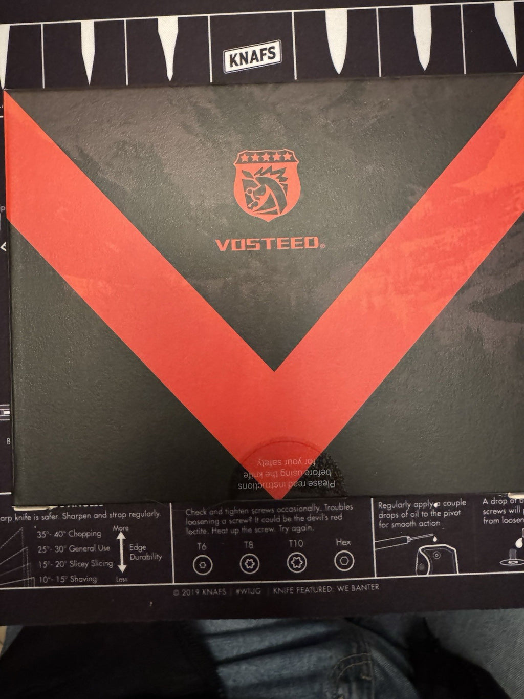 Vosteed Raccoon V - M390 - Titanium - Satin Blade  #62 Of #250