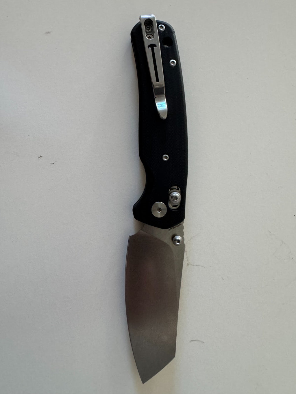 Bestechman Cicada's Wing BMK06I – Bar Lock Folding Knife Black G10 Stonewash 3.1