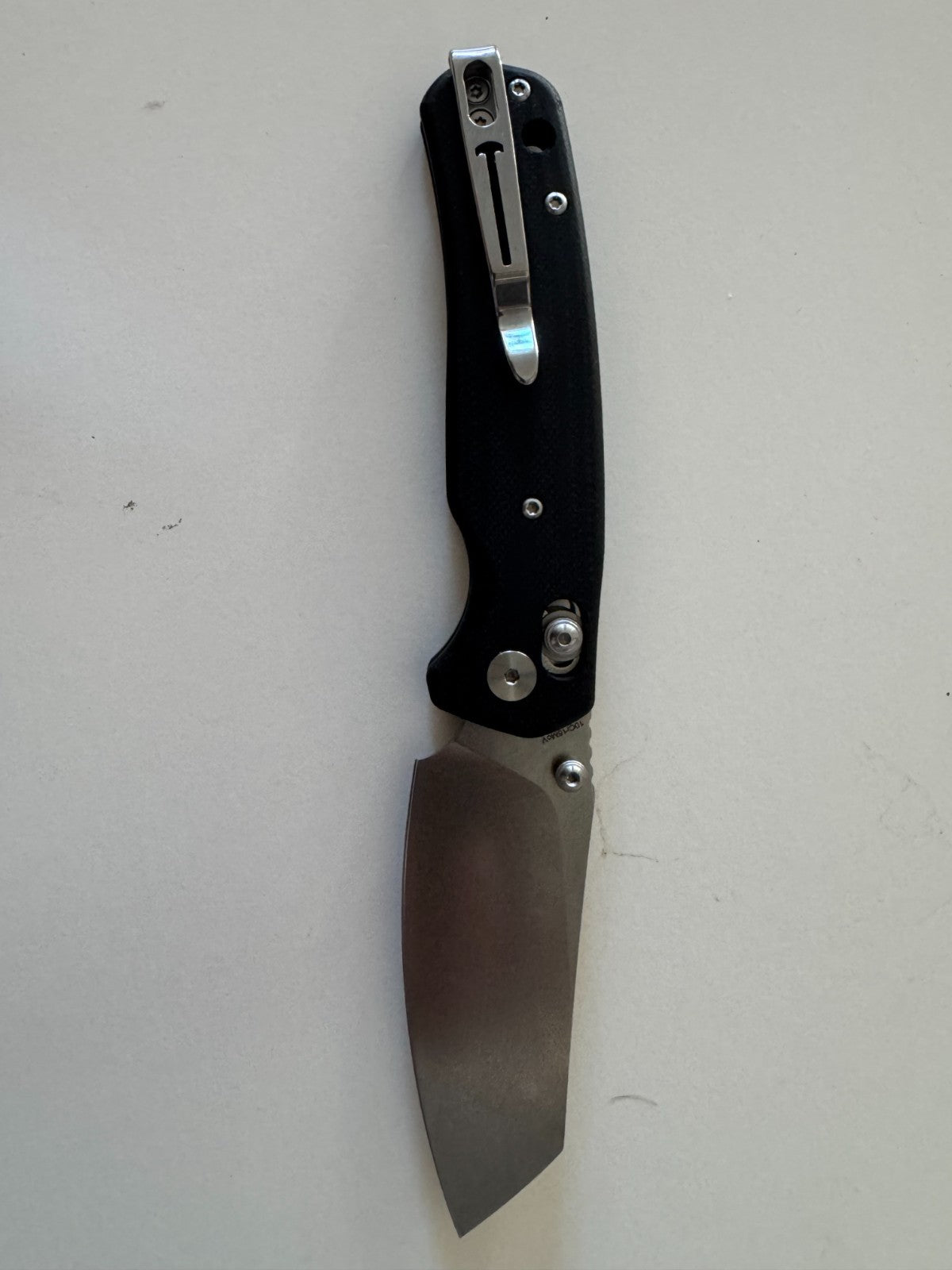 Bestechman Cicada's Wing BMK06I – Bar Lock Folding Knife Black G10 Stonewash 3.1