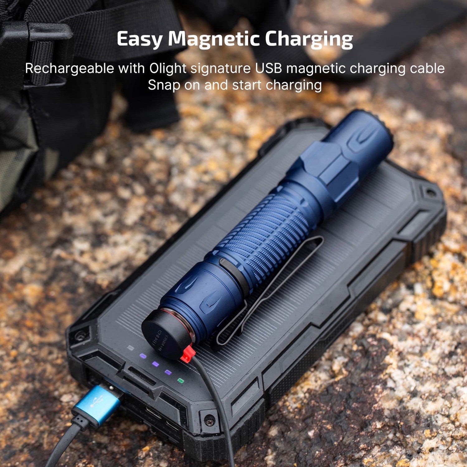 Olight Warrior Ultra 2500 Lumens Tactical Flashlight, OAL Material, 320 Meters