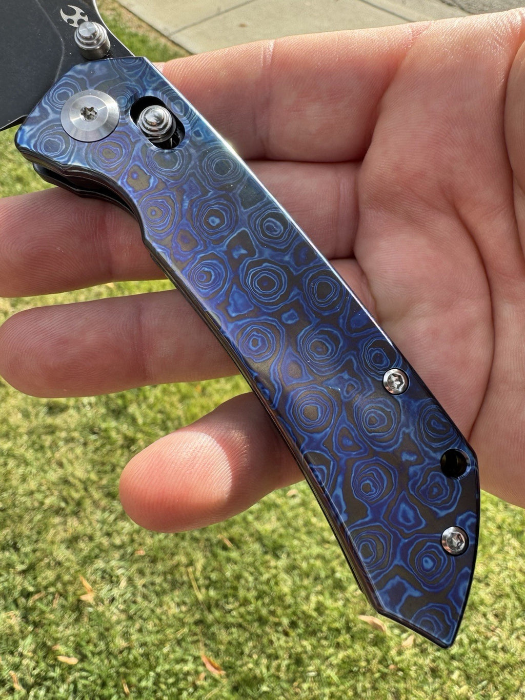 KANSEPT Fenrir - Timascus Handle - Greg Schob