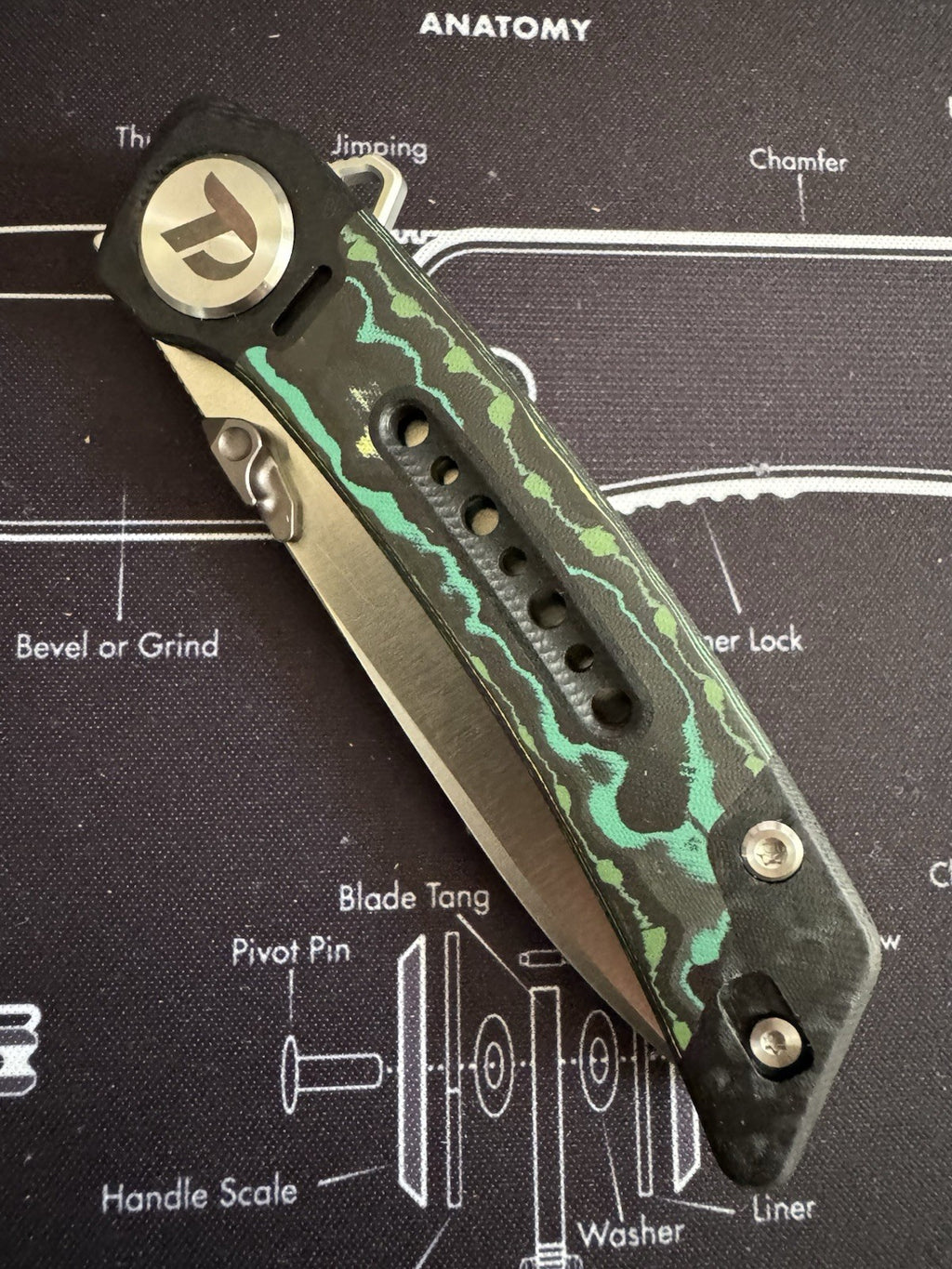 RARE Shot Show Dreamtech Prototype / Sample Yellow, Green CF, G10