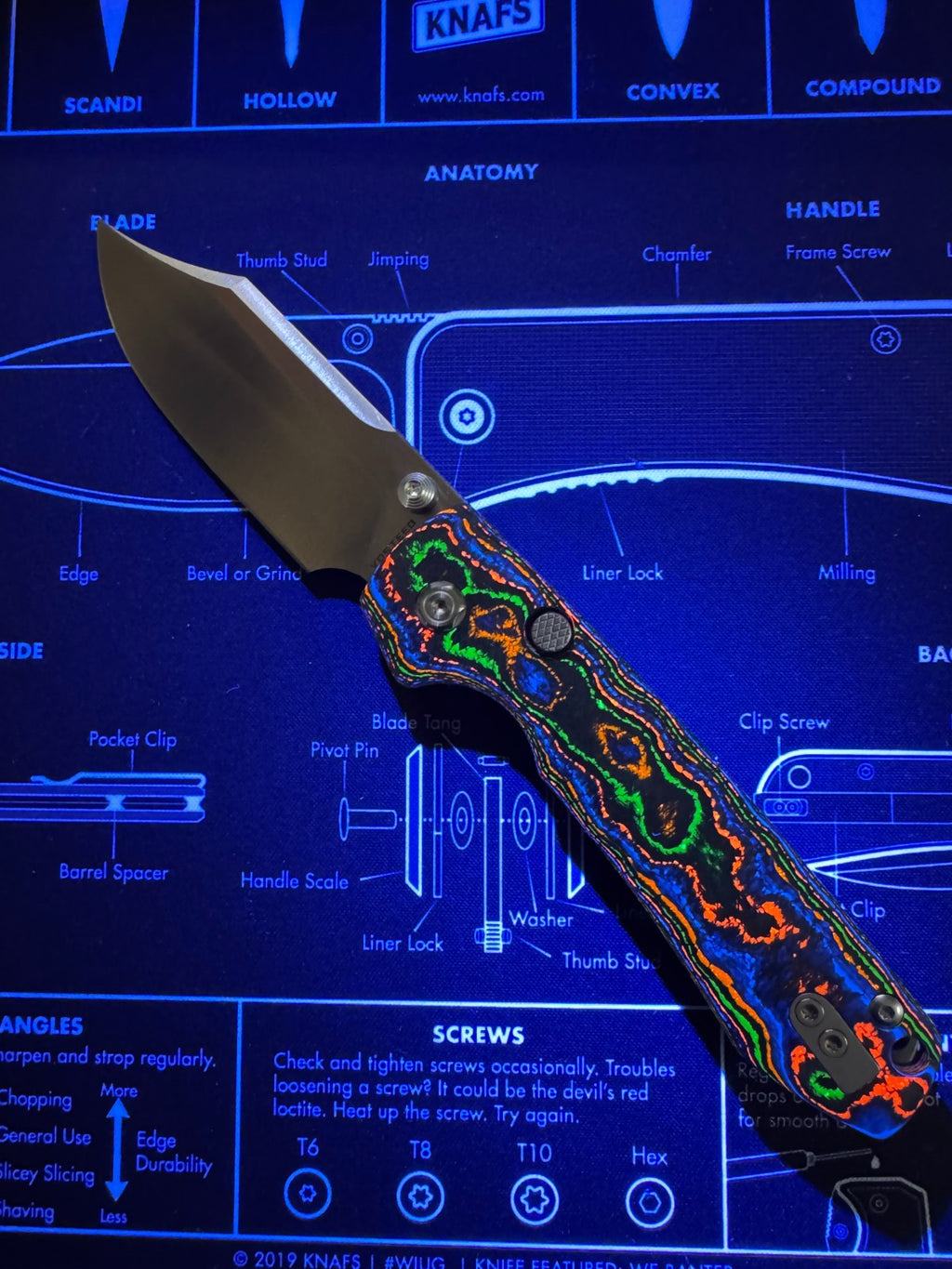 Vosteed Racoon M390 Satin 80s Camo Carbon Fiber BR OP Exclusive