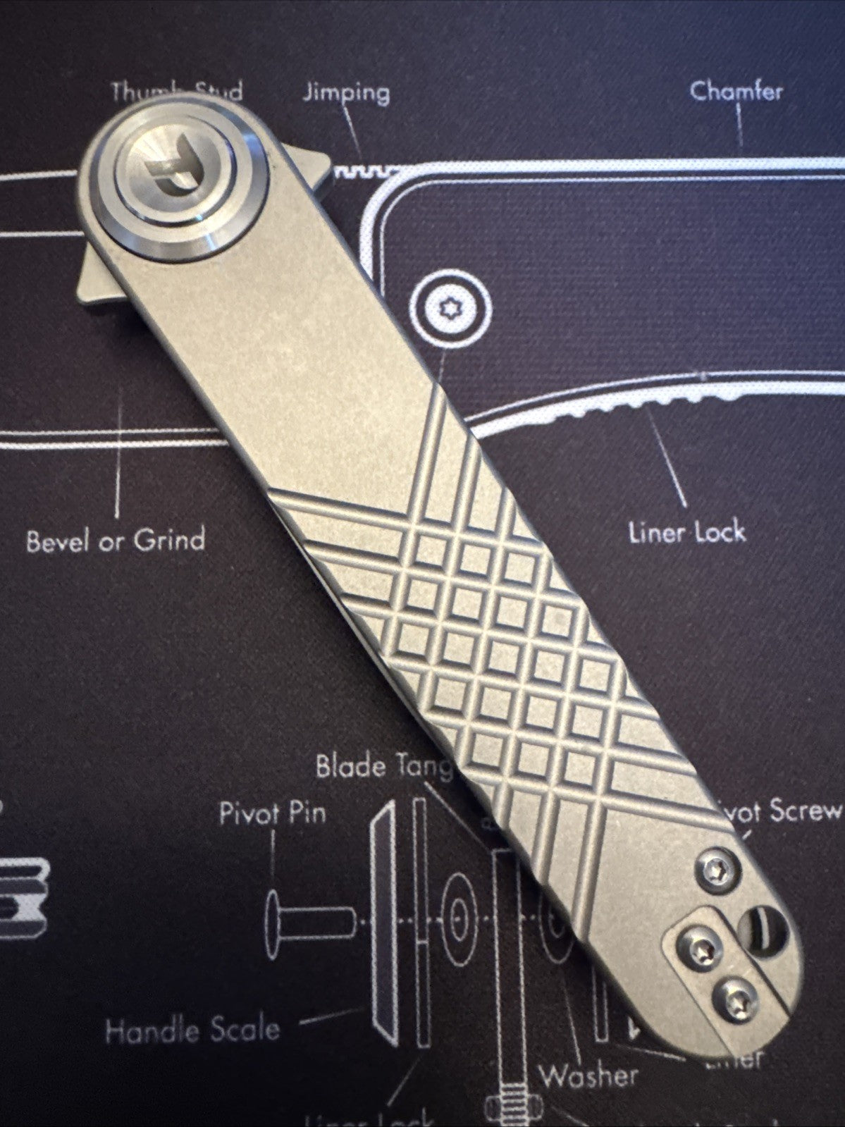 Dreamtech Titanium, 14c28n Blade, Dagger, Model : D4052 (Discontinued)