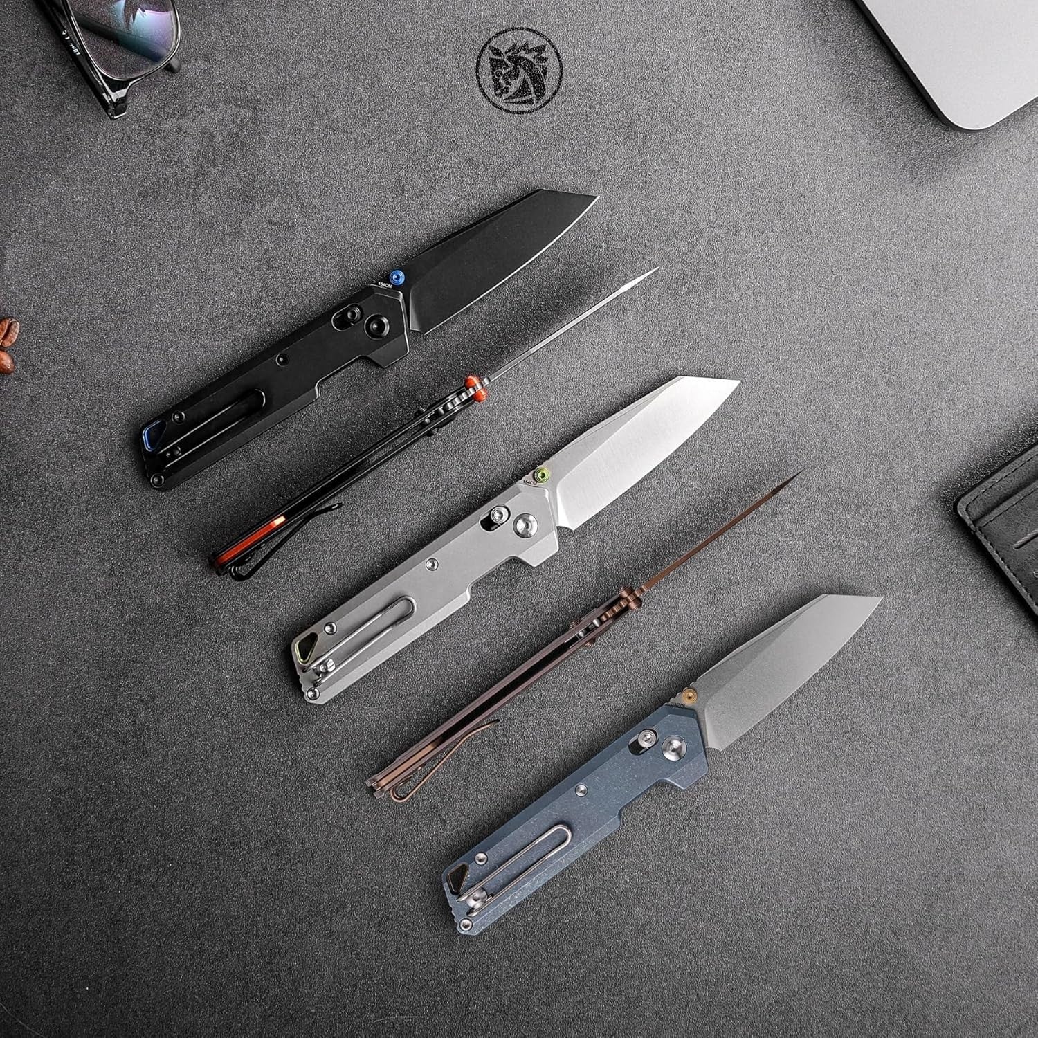 SOLD OUT - Vosteed Parallel Crossbar Lock 3" S35VN Copper Titanium