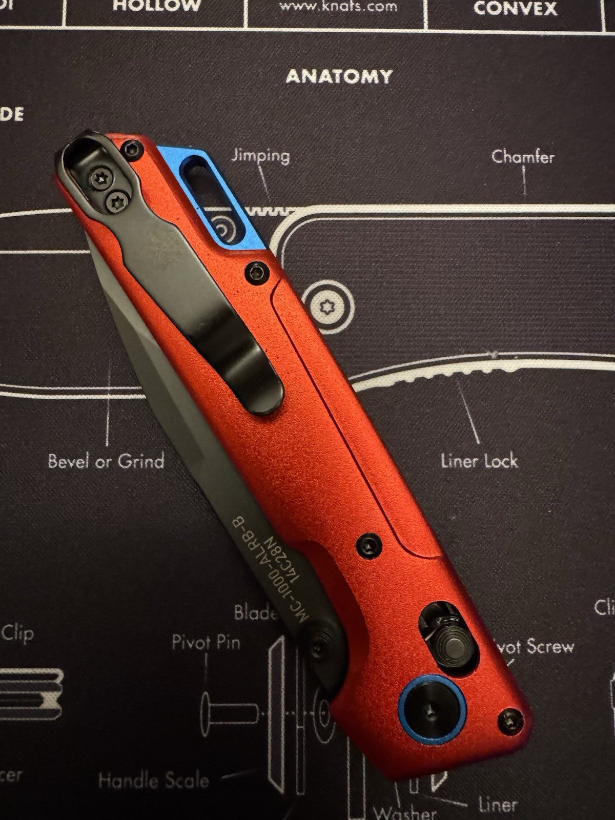 Bear OPS Nekama Red Modified Tanto Blade