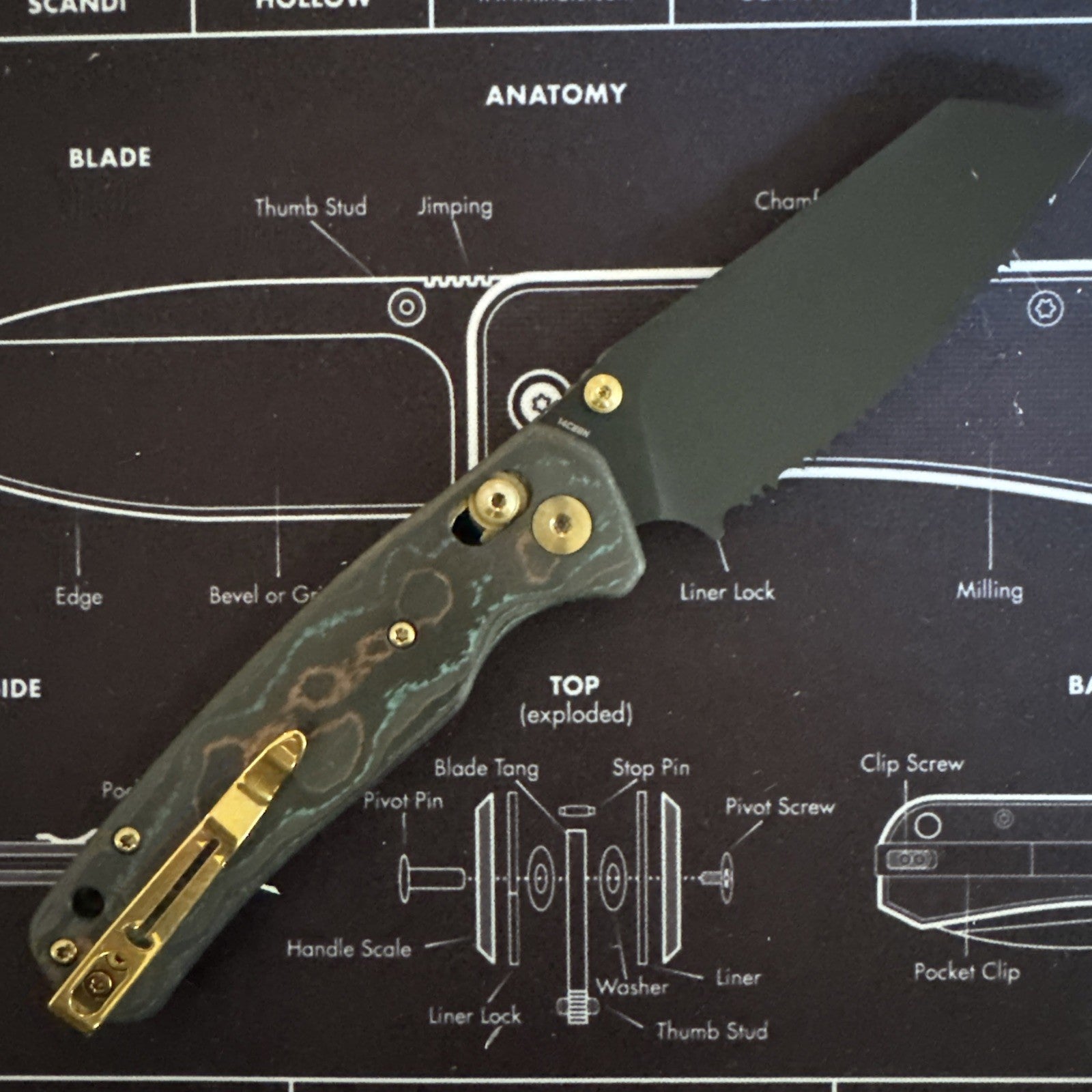 Cicada Wing Shipwreck EXCLUSIVE (serrated) blade Runner Outpost