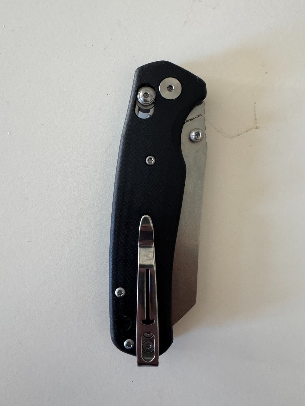 Bestechman Cicada's Wing BMK06I – Bar Lock Folding Knife Black G10 Stonewash 3.1