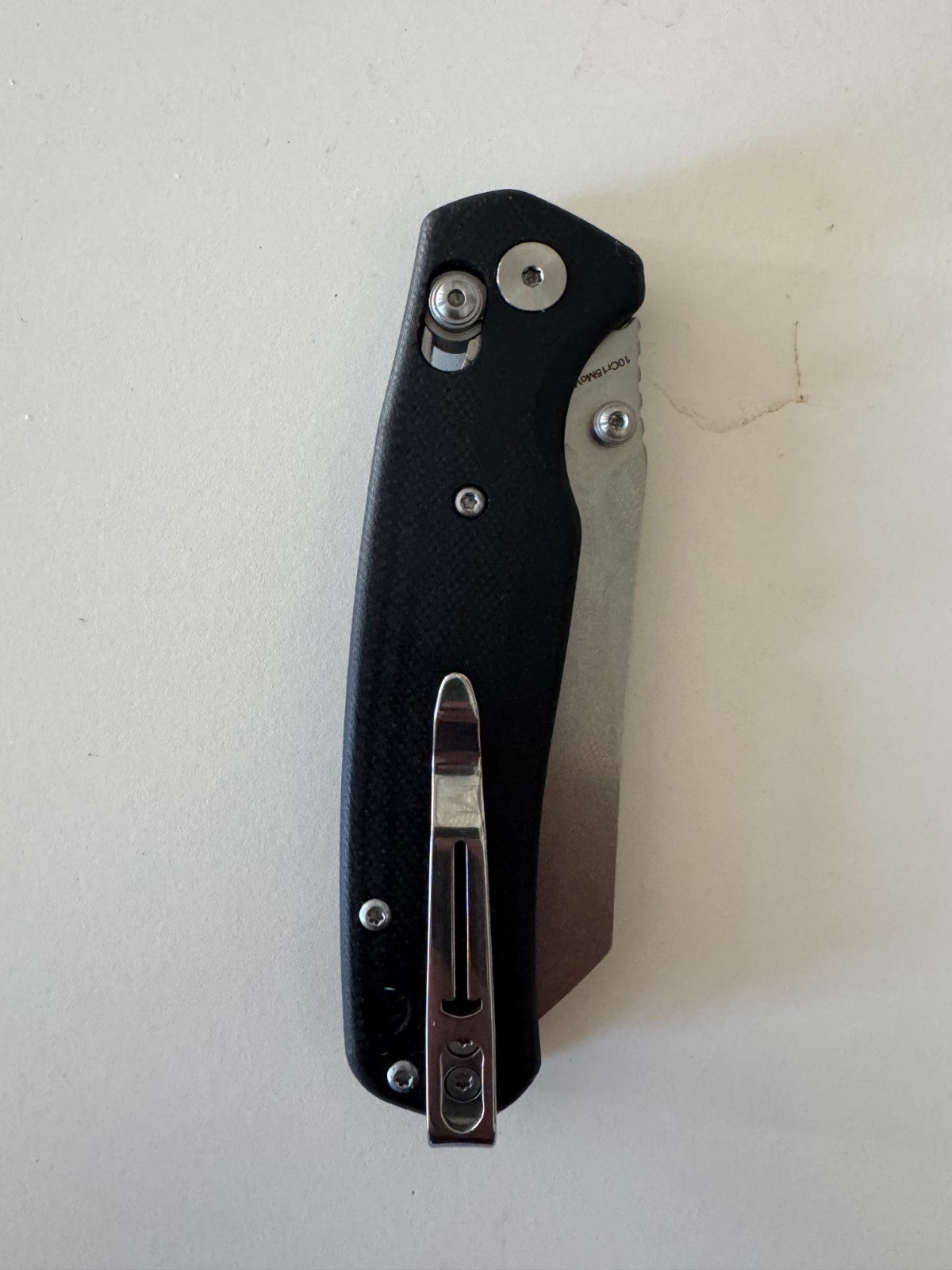 Bestechman Cicada's Wing BMK06I – Bar Lock Folding Knife Black G10 Stonewash 3.1