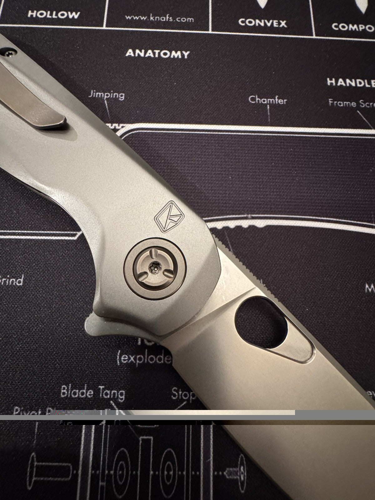 Prototype Ketuo Enigma 1 of 1 (M390 Titanium) Rare And Undeleased