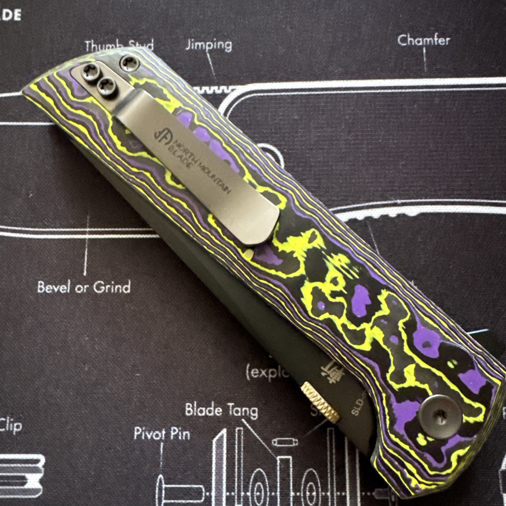 SOLD OUT - Northern Mountain Chop 2 Joker Knife UV Reactive