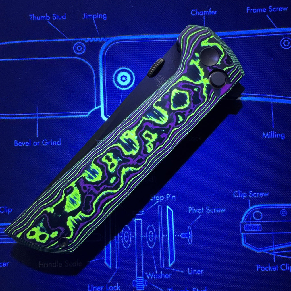 SOLD OUT - Northern Mountain Chop 2 Joker Knife UV Reactive