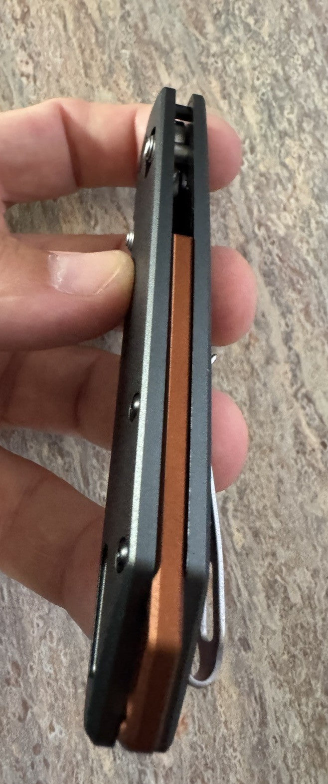 Kershaw Iridium DuraLock Gray 3" D2 Stainless Aluminum Folding Knife 2038ST