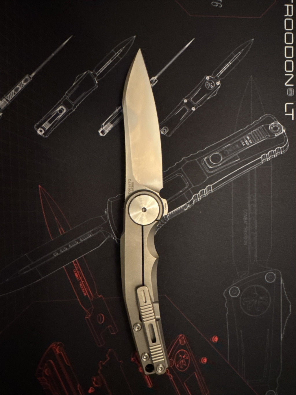 Dreamtech Dtk618tg Titanium M390 Pocket Knife Titanium Handle