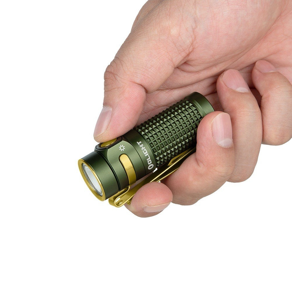 Green Olight Baton 4 Premium Edition Rechargeable Flashlight White (1300)