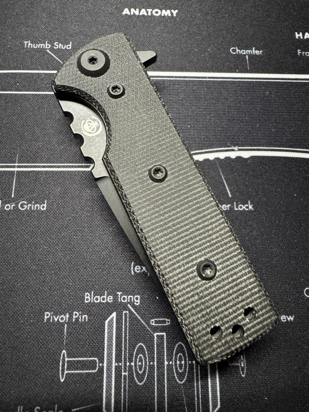 Chavez T.A.K Elmax Blade Black Micarta (No Box)