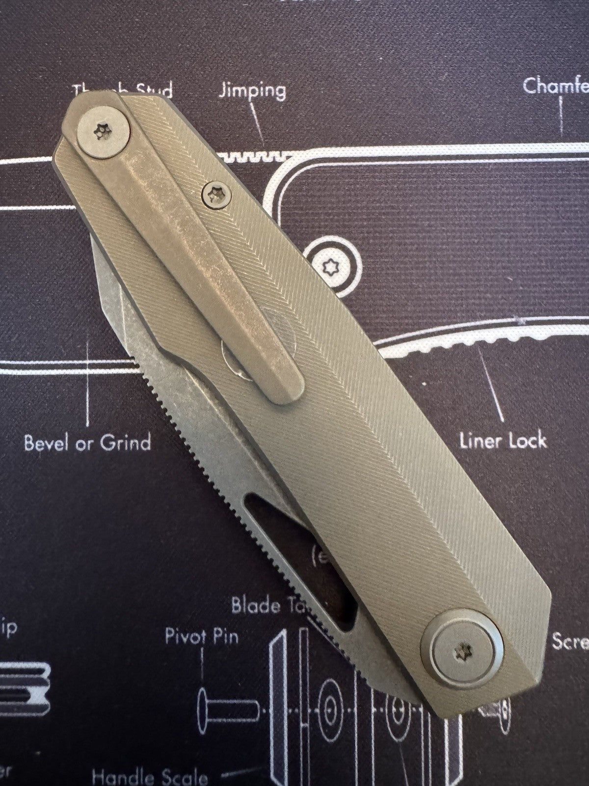 Divo Saloon S90v #16 Of #50, Titanium, Acid Stonewash