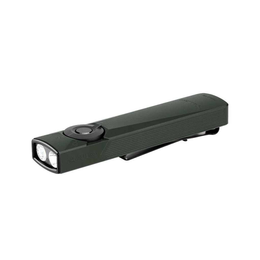 Olight Arkfeld Ultra Flashlight Olive Gray Aluminum (1400 Lumens CW)
