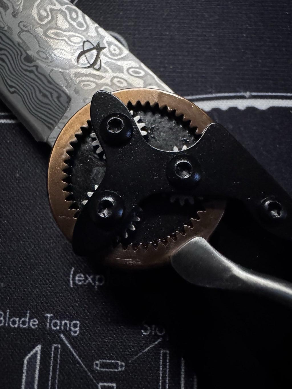 Mantis GH2027T 2021 G&G Hawk Designs Gearhead Folding Knife 2.875" Tanto