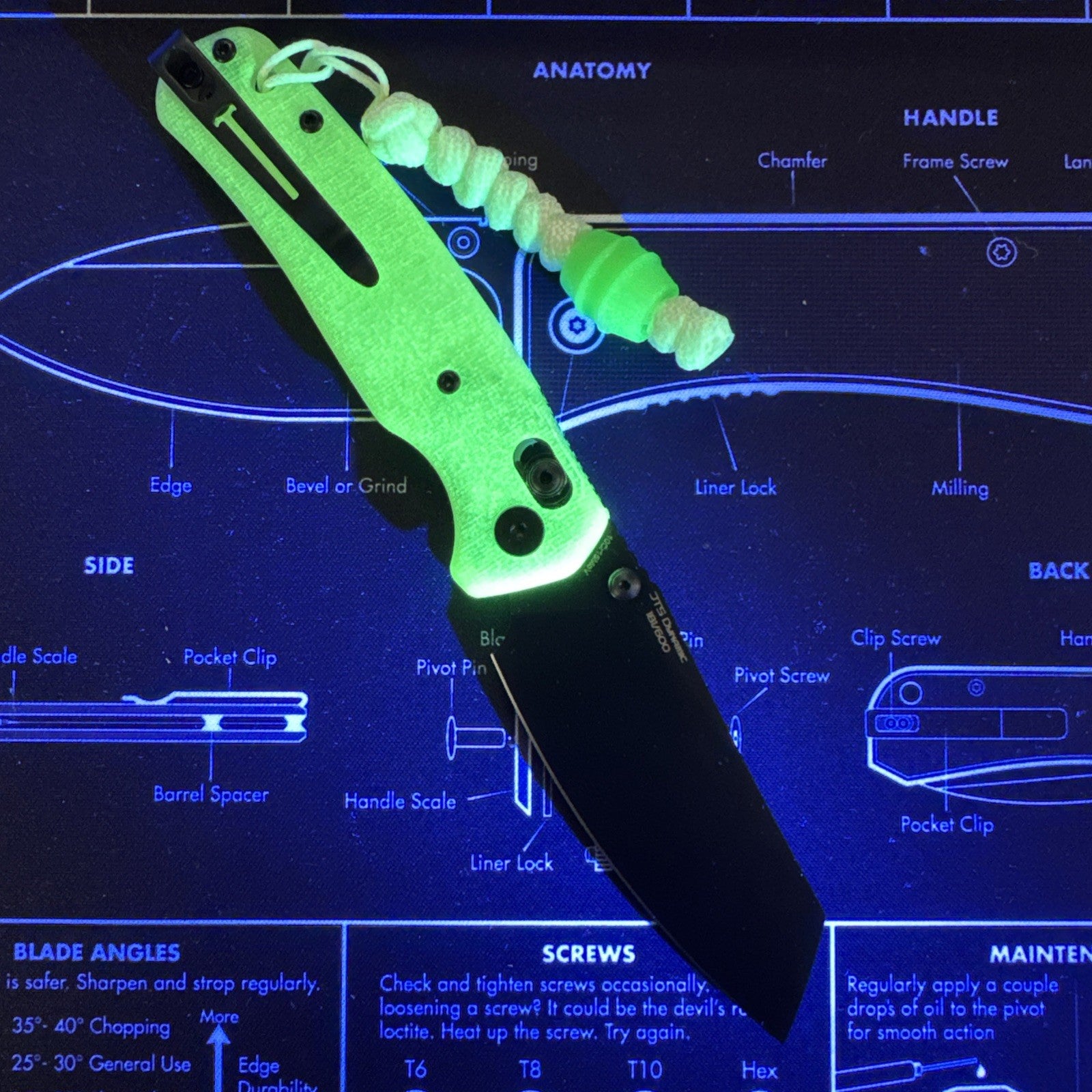 Exclusive Bestechman Glow Cicada’s Wing Knife