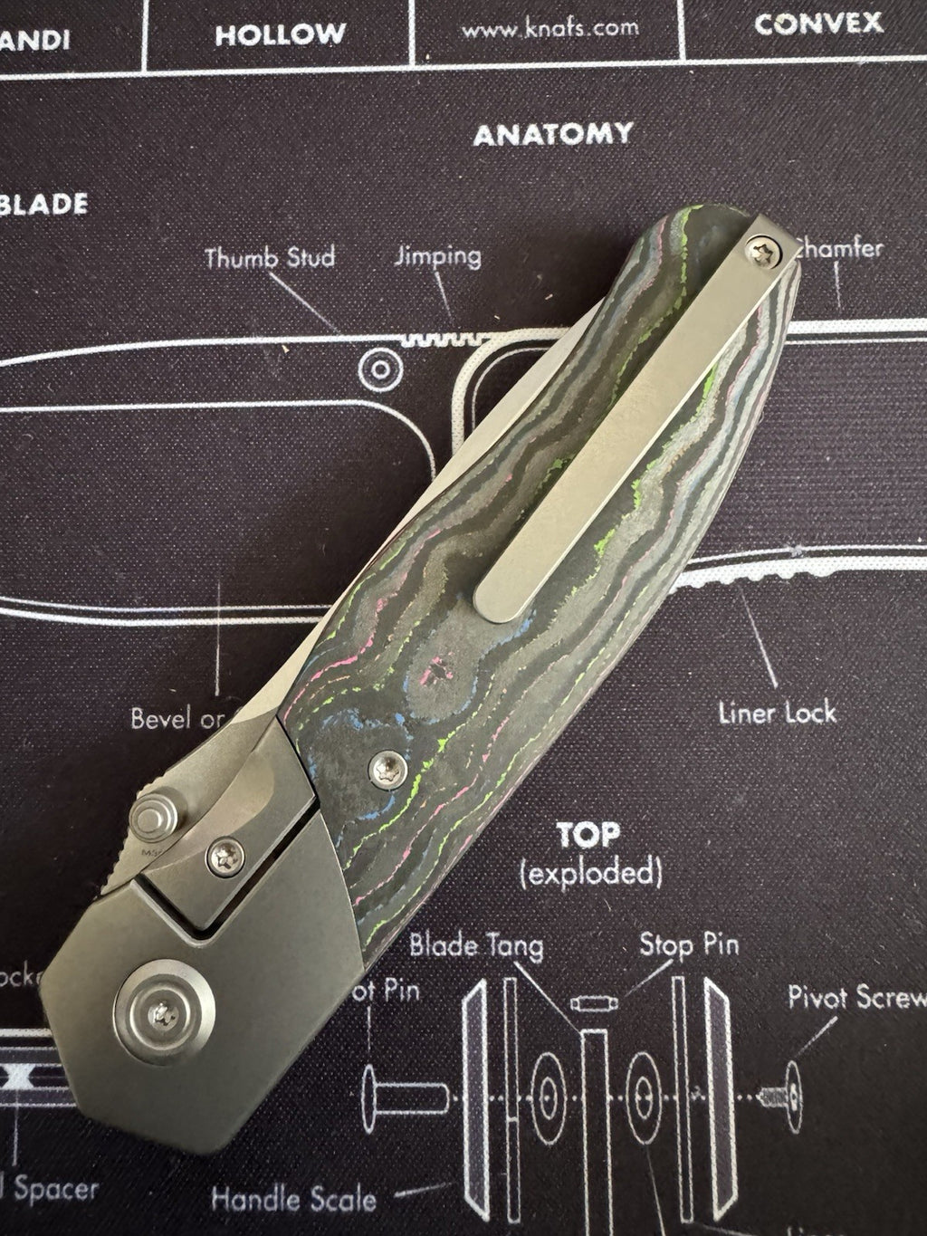 KB  Velvet Snake M390/TITANIUM & 80's Camo Carbon Fiber