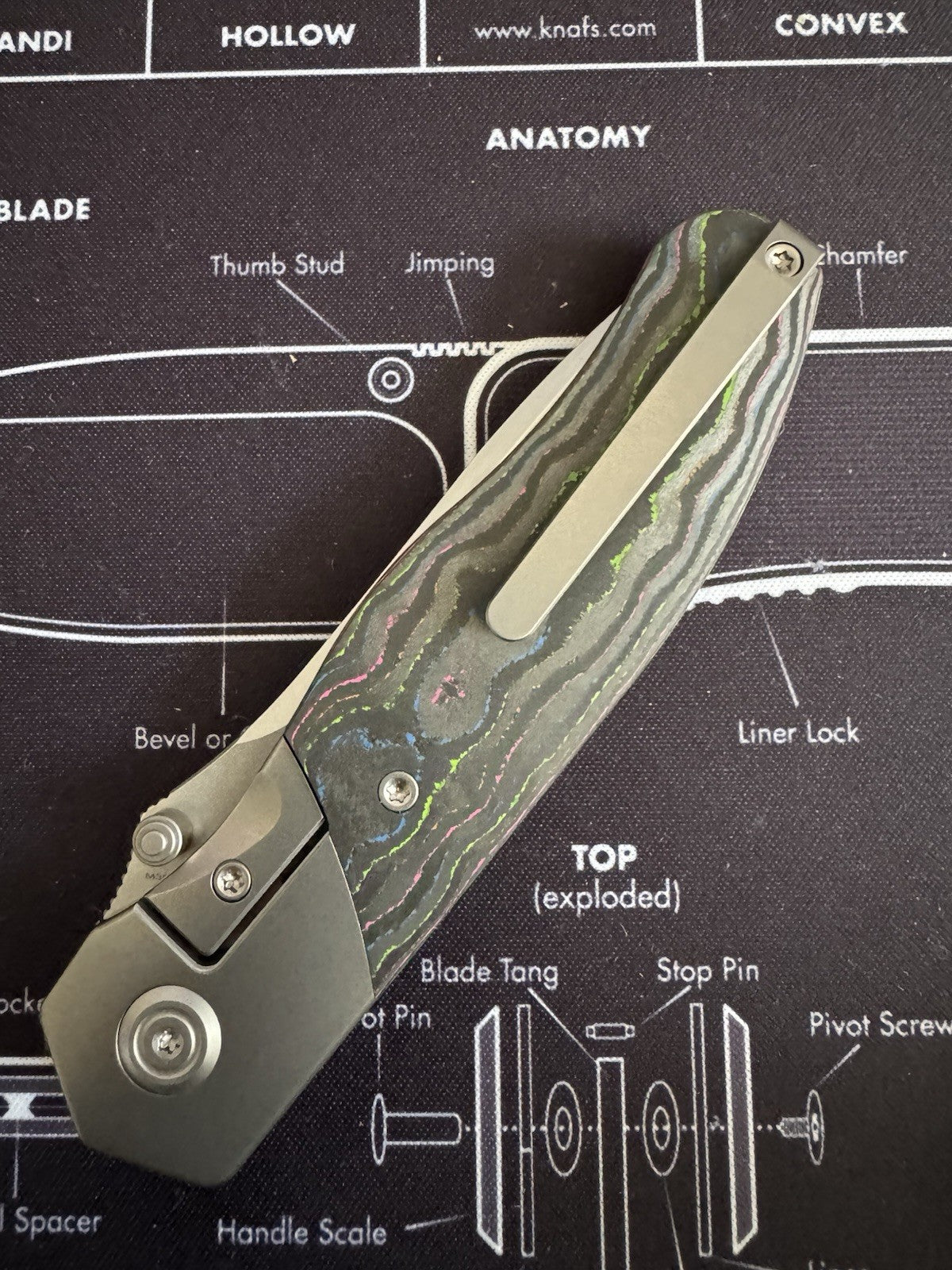 KB  Velvet Snake M390/TITANIUM & 80's Camo Carbon Fiber