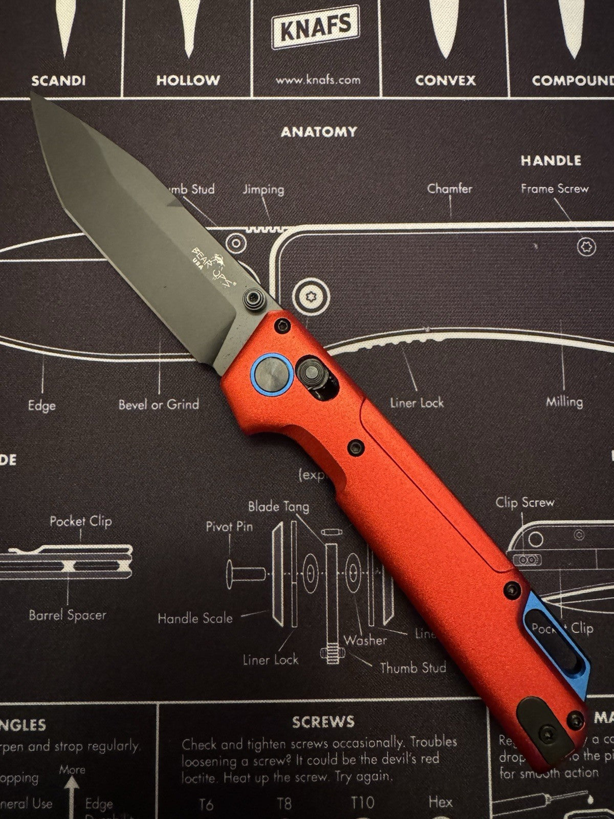 Bear OPS Nekama Red Modified Tanto Blade
