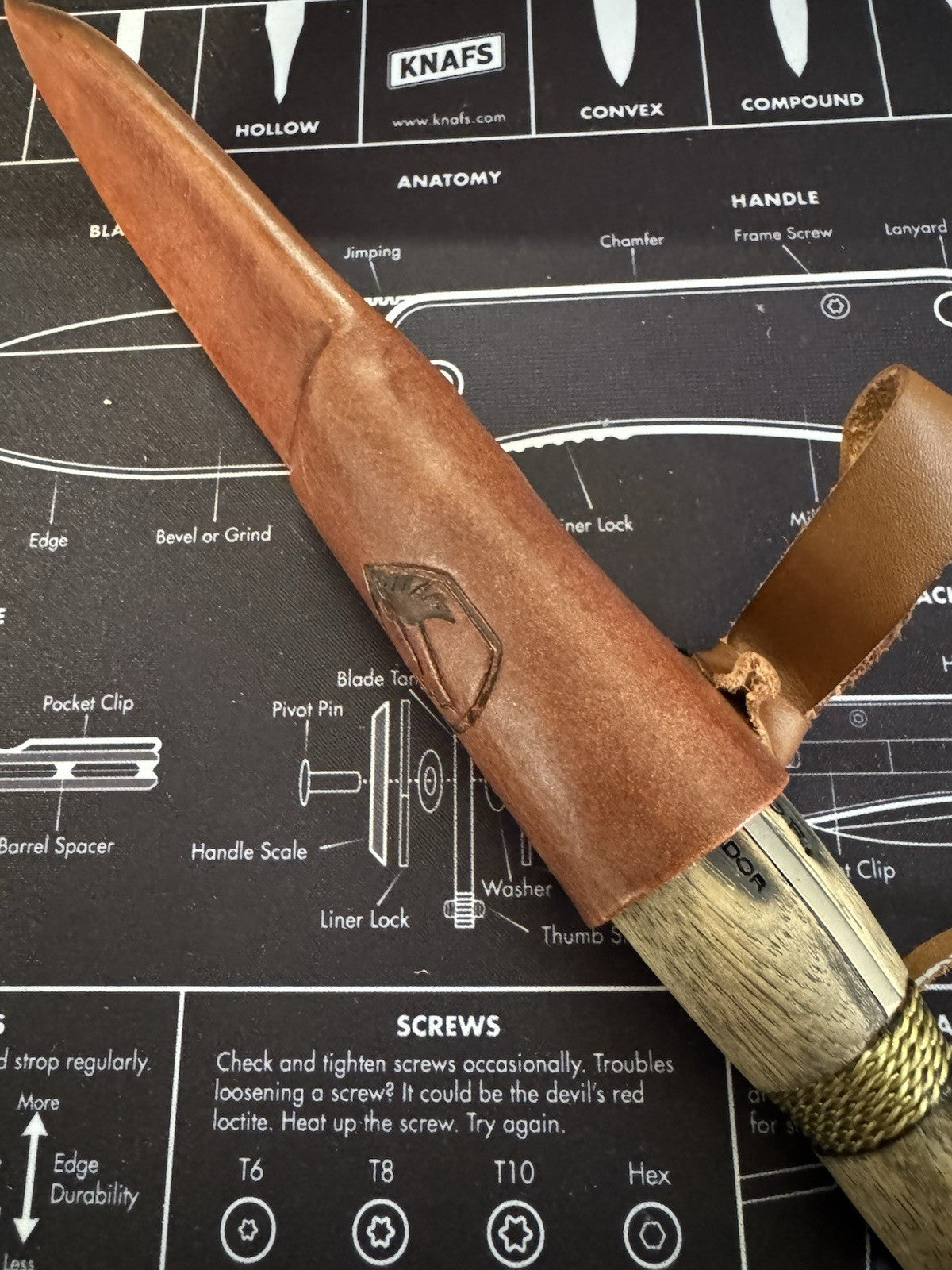 Condor Cavelore Fixed Knife 4.25" 1095HC Steel Blade American Hickory Handle