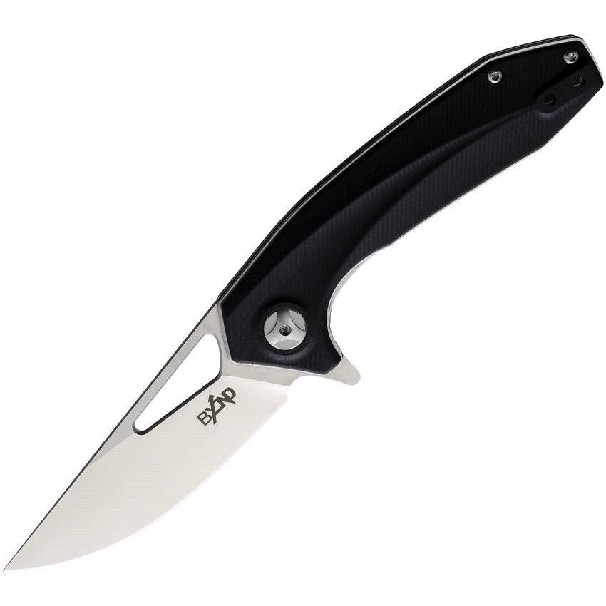Beyond EDC Sirocco Folding Knife 3.25" D2 Tool Steel Blade Black G10 Handle