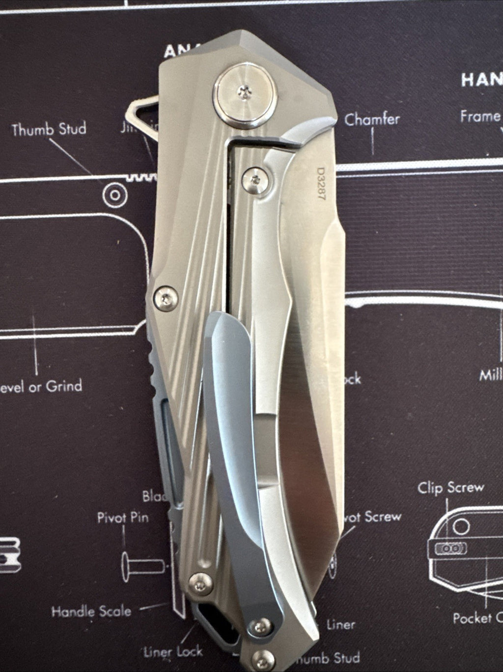 Dreamtech D3287th Anodized Titanium D2 Steel Full Size!!