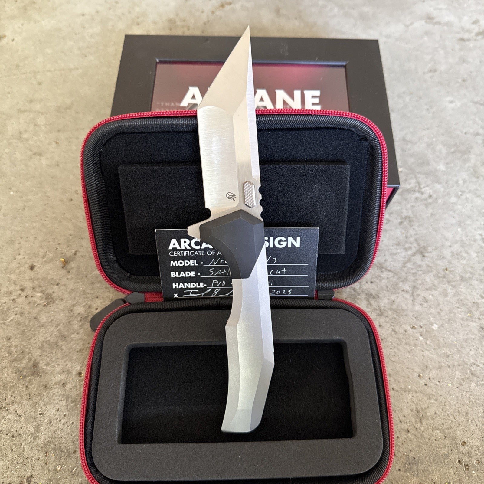 ARCANE DESIGN - BLACK PVD NECRONAUT V3