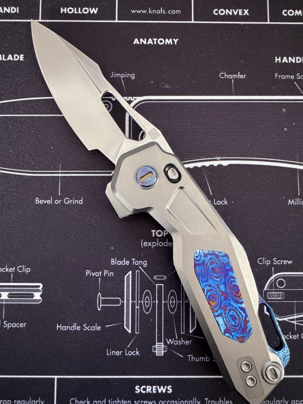 Ketuo Mini Griffin Satin Mokuti Inlay Exclusive Everyday Gear