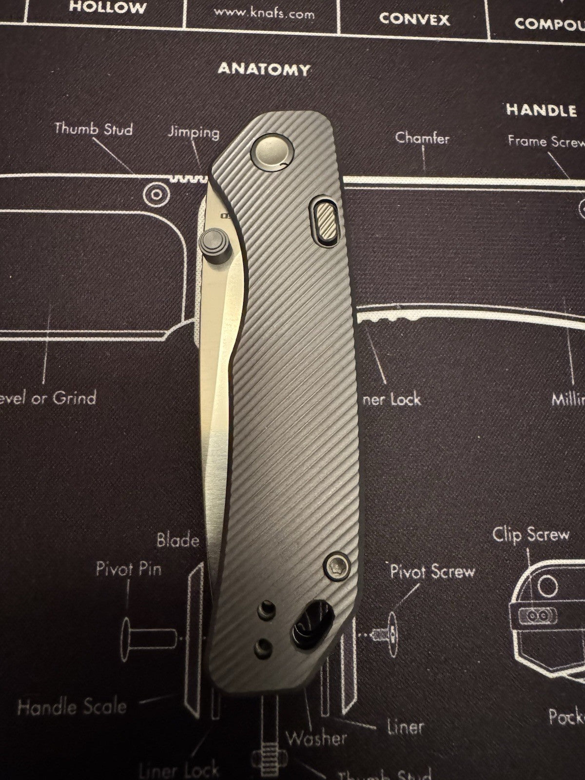 Vosteed Marten Silver- Top Liner Lock (2.98" 154CM Blade & Aluminum Handle)