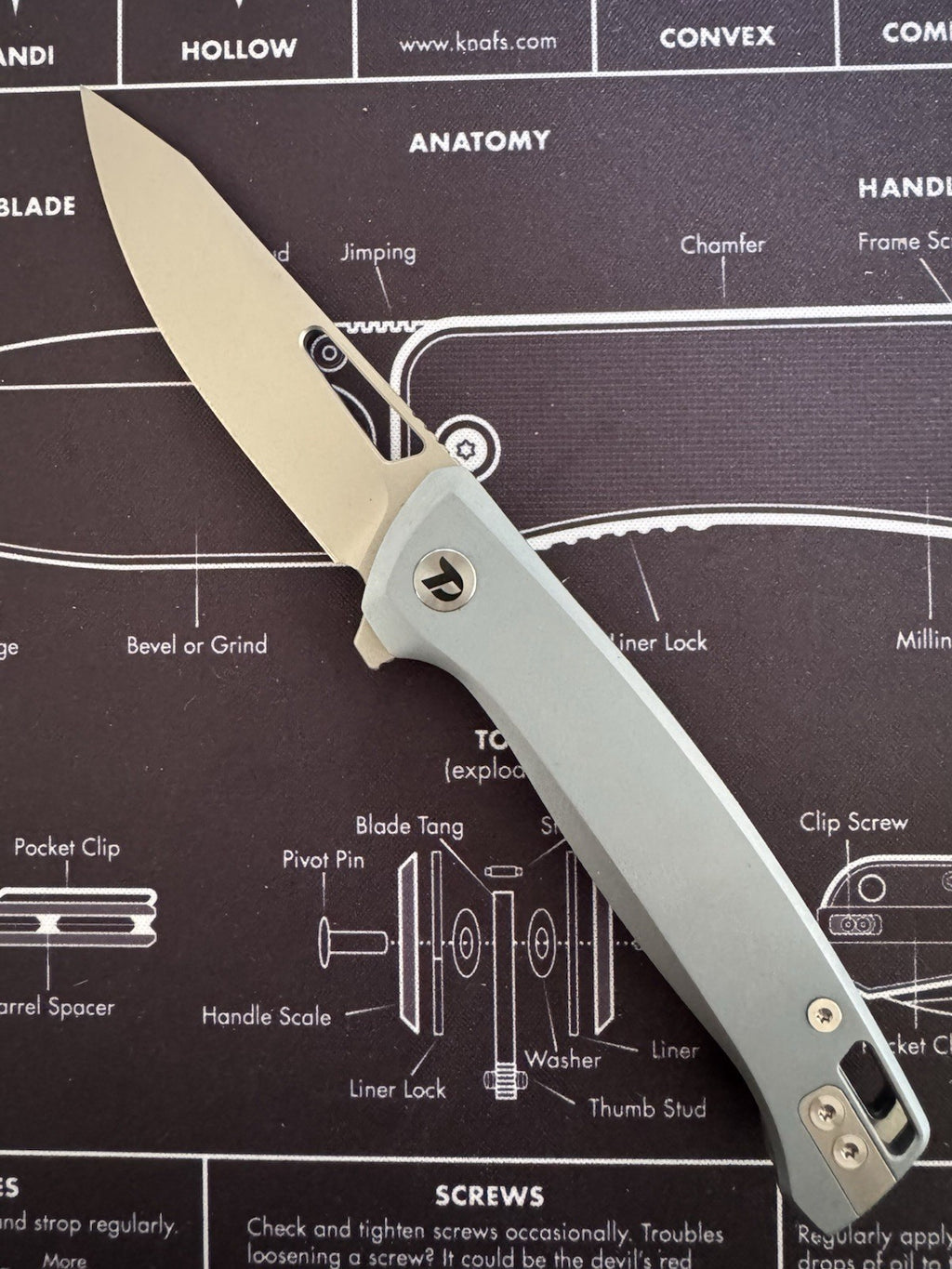 Dreamtech D4284 Titanium Handle D2 Blade