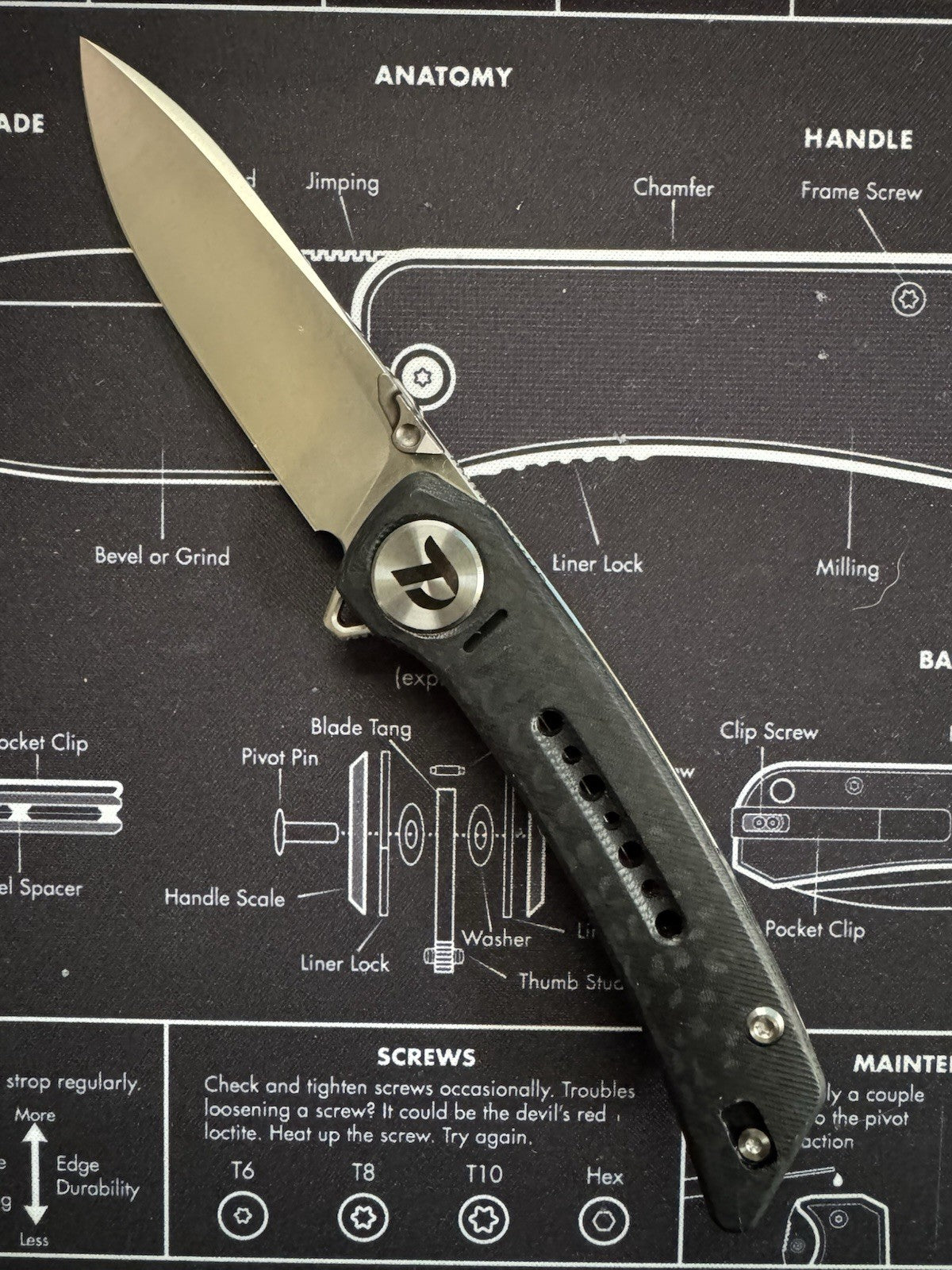 RARE Shot Show Dreamtech Prototype / Sample Black G10 / 14C48N