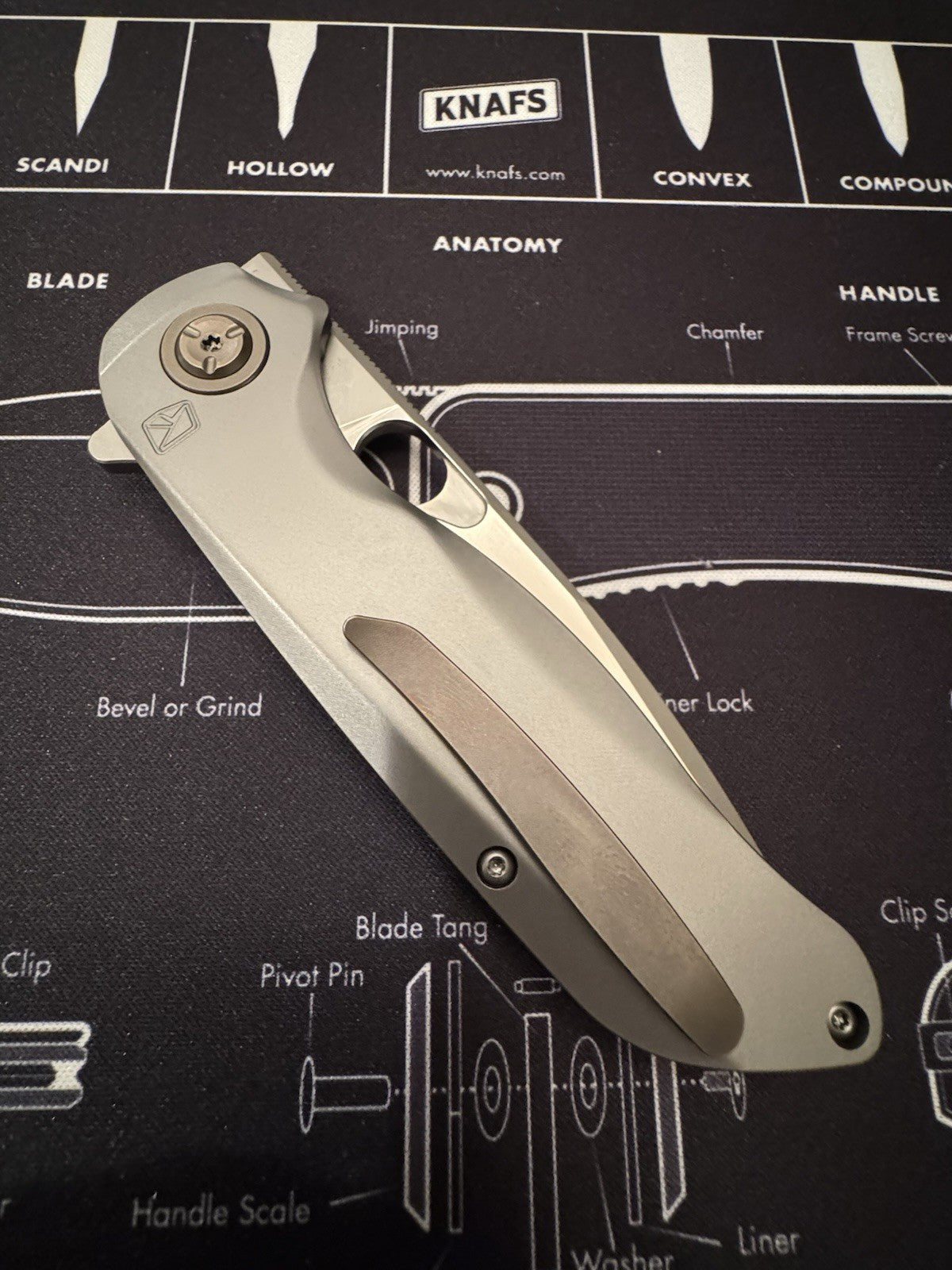 Prototype Ketuo Enigma 1 of 1 (M390 Titanium) Rare And Undeleased