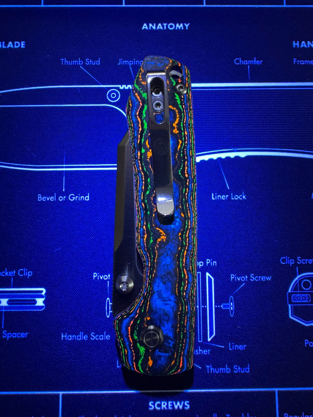 Vosteed Racoon M390 Satin 80s Camo Carbon Fiber BR OP Exclusive